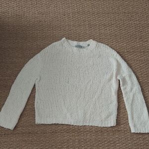 Vince Textured Cream Women's Sweater